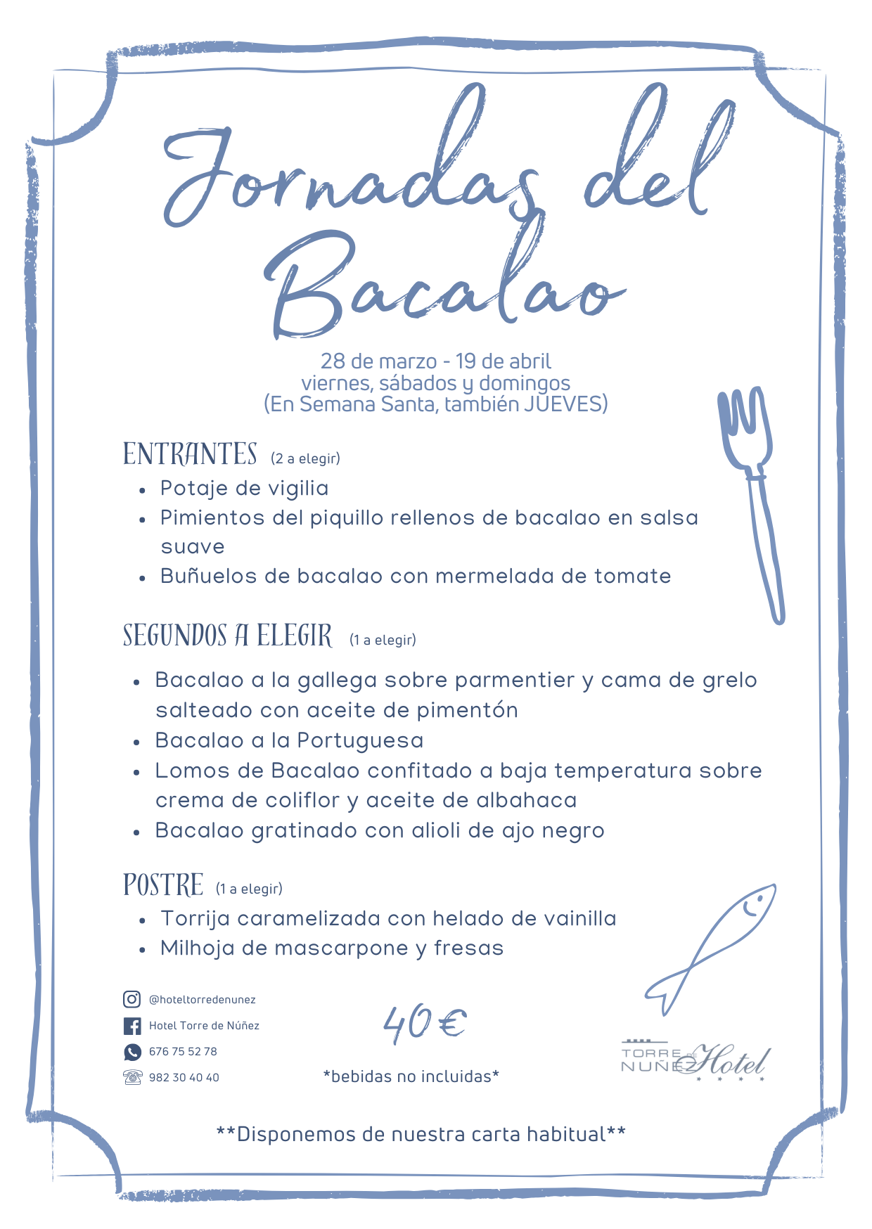 Banner Jornadas del Bacalao 2026