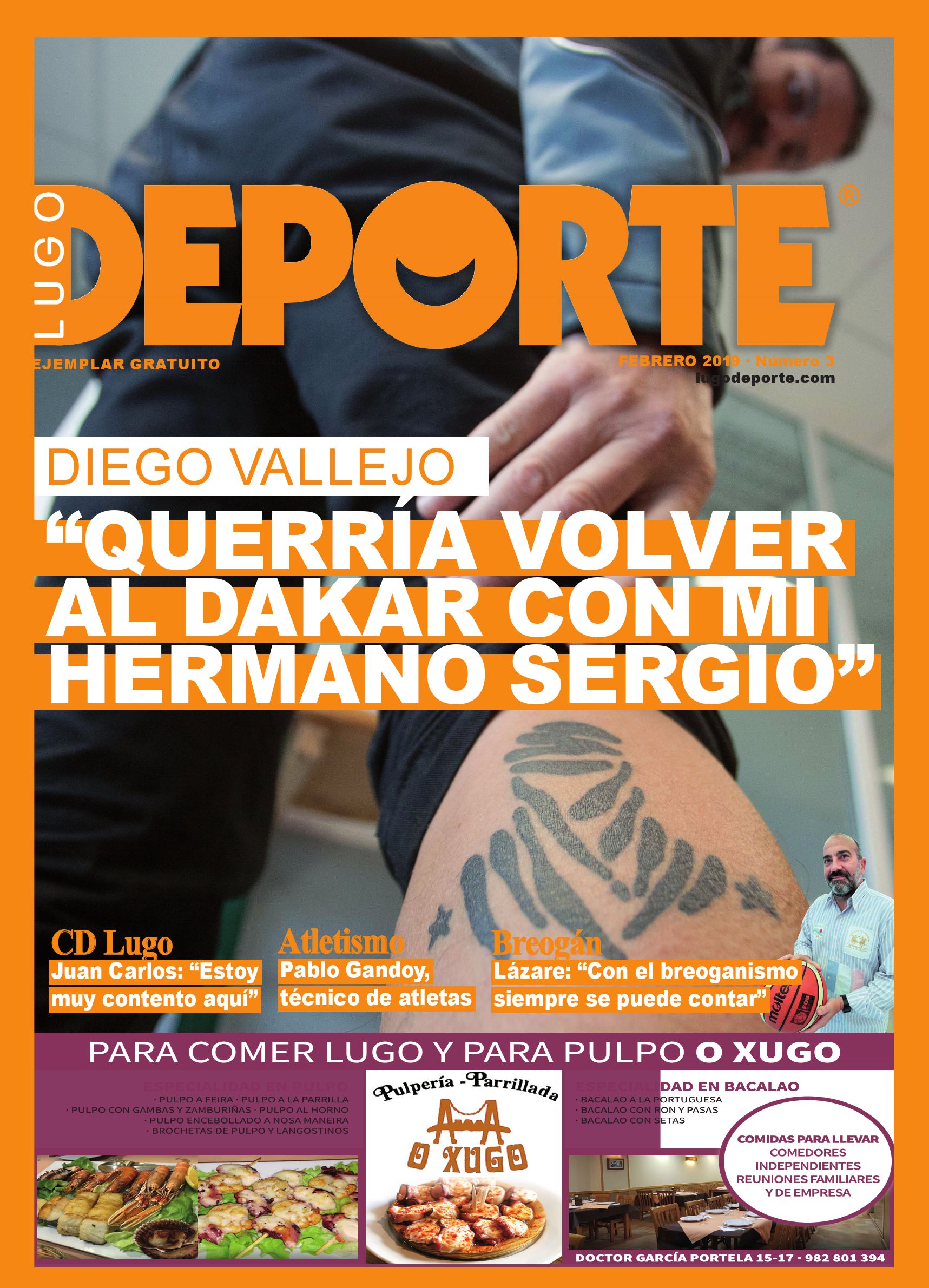 Revista número 03 Lugodeporte