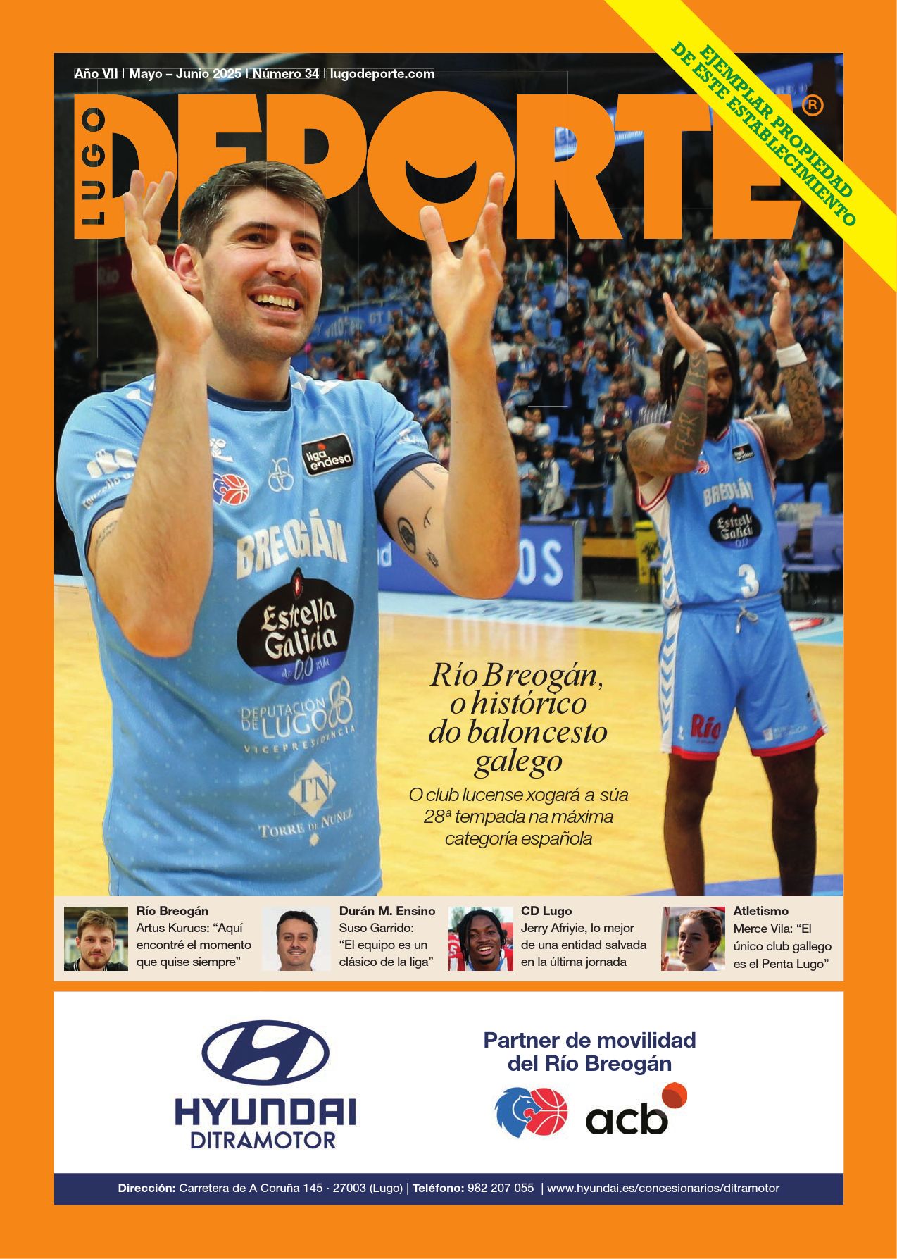 Revista número 34 Lugodeporte