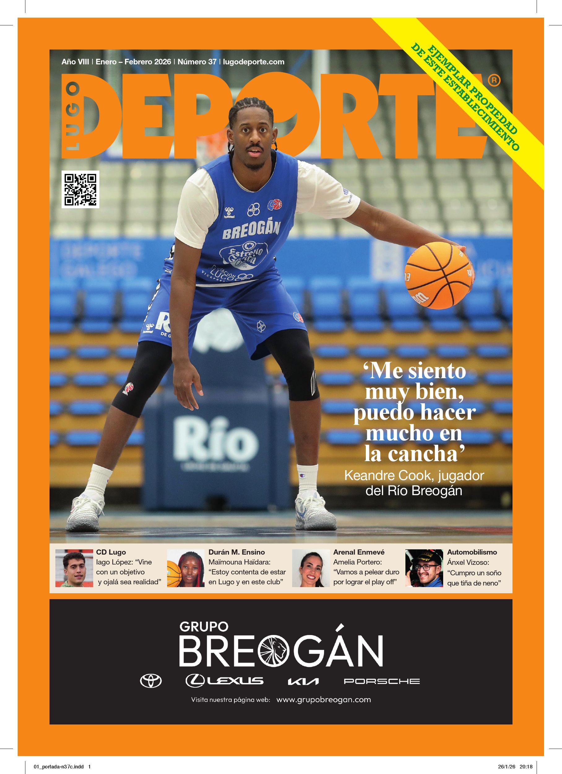 Revista n&uacute;mero 37 Lugodeporte